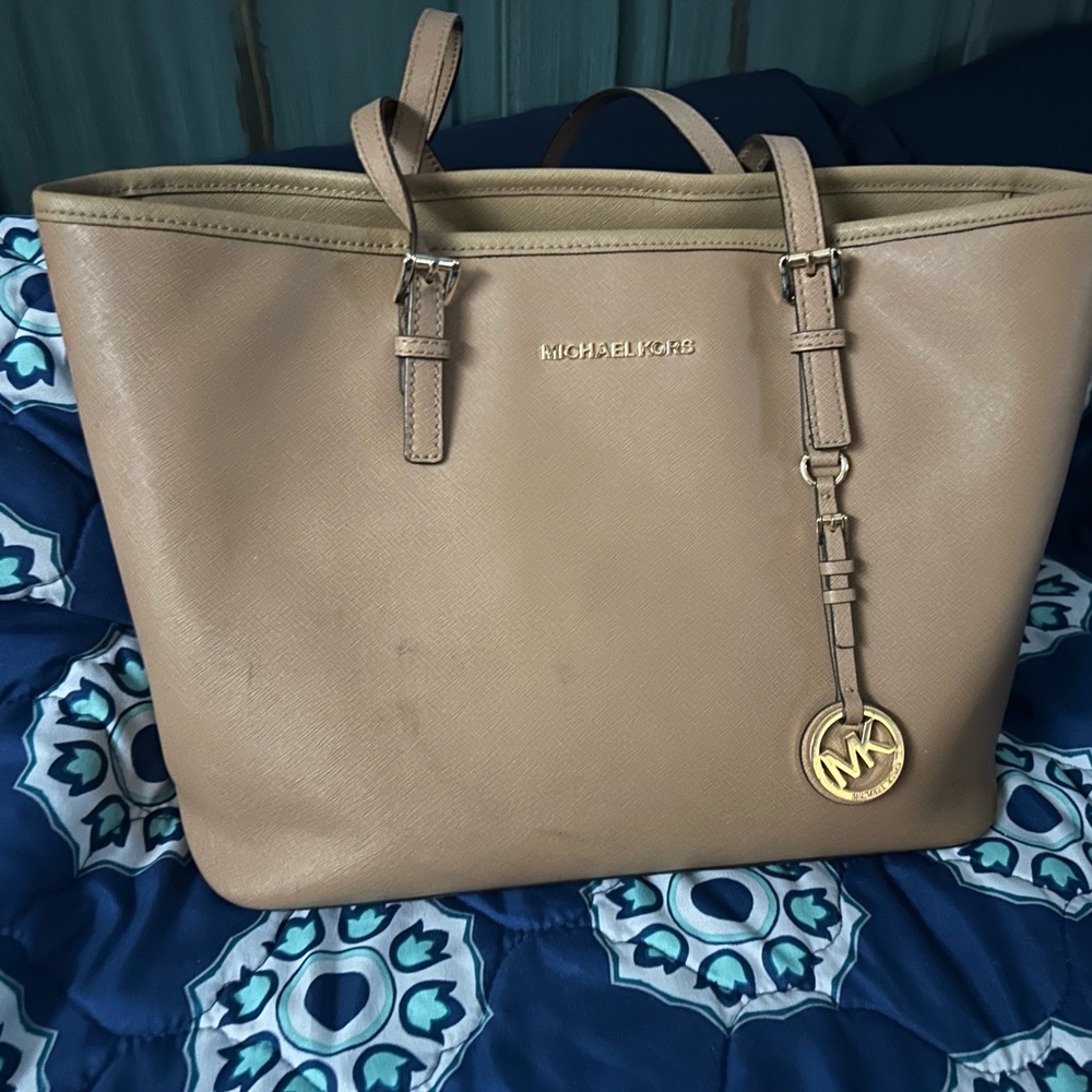 Tan Michael Kors Purse